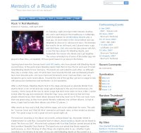 Memoirs Of A Roadie